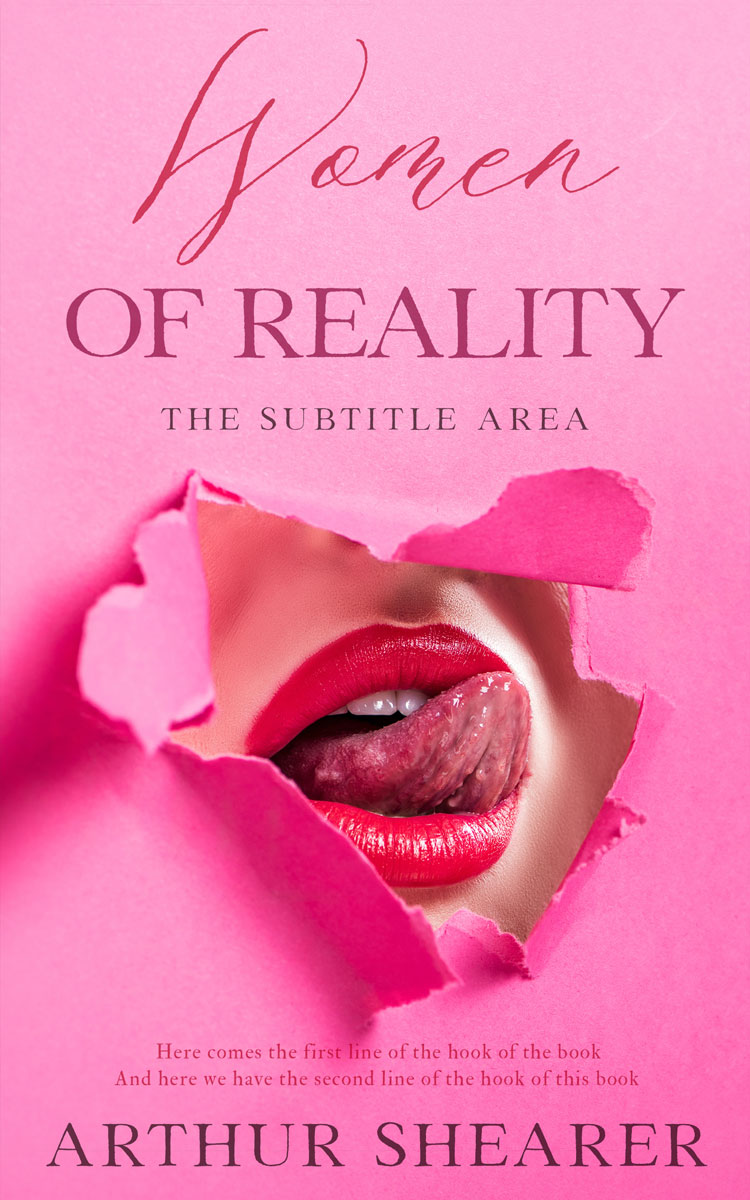 2D view of Premade Erotica Book Cover - Persian Pink