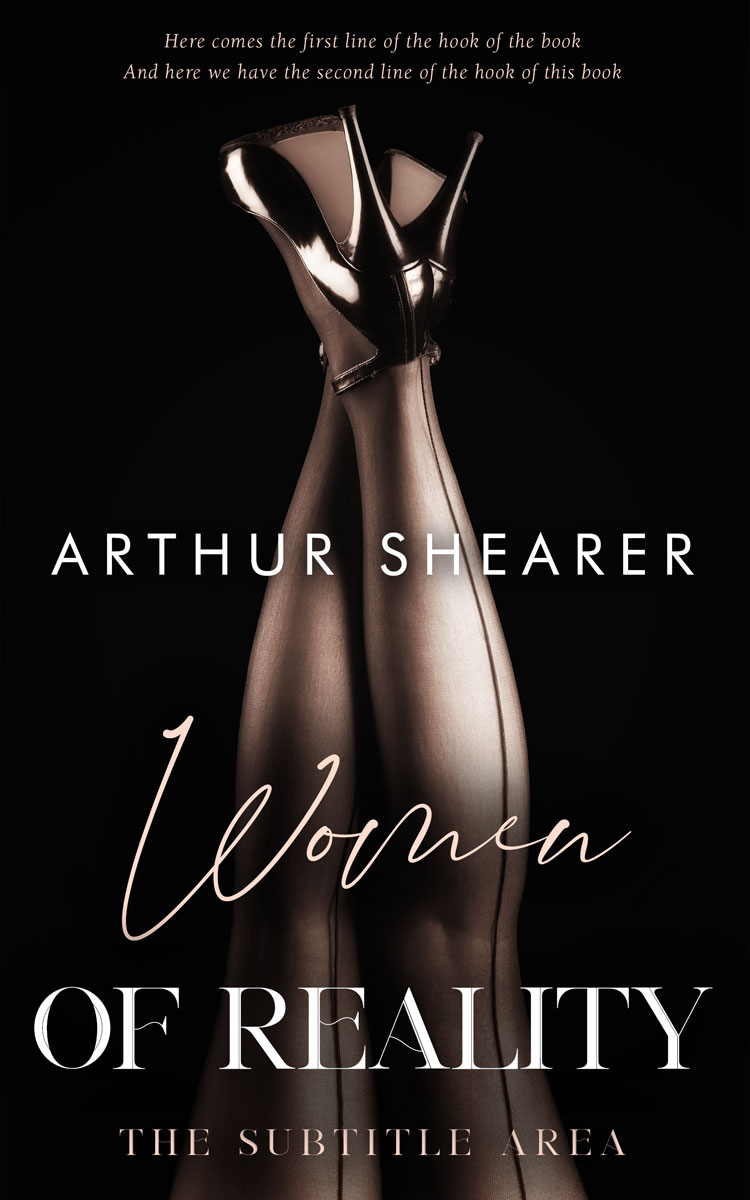 2D view of Premade Erotica Book Cover - Cod Gray