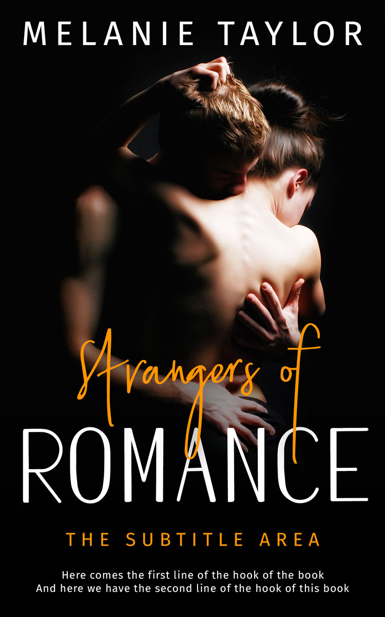 2D view of Premade Erotica Book Cover - Tan