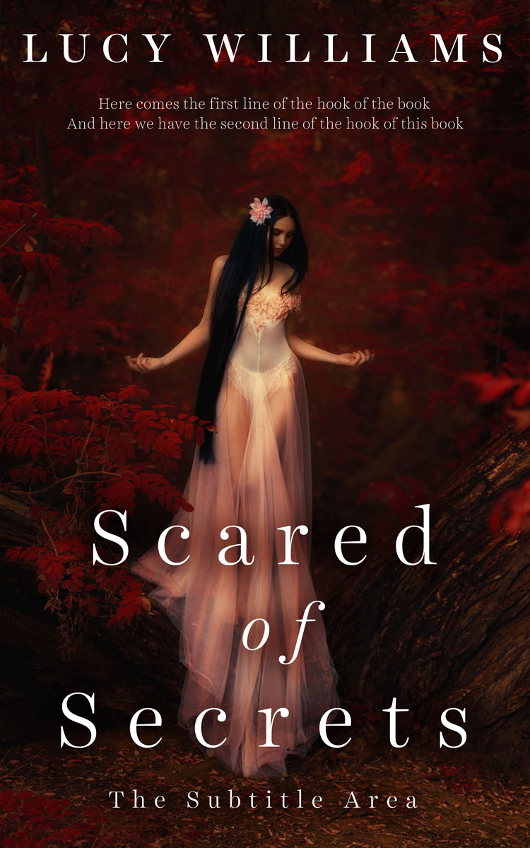 2D view of Coffee Bean #11098 - Premade Fantasy Book Cover