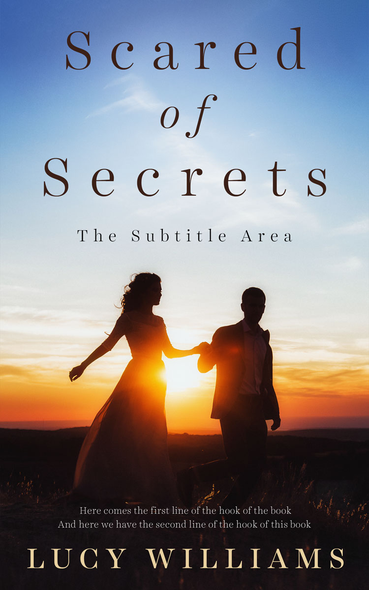 2D view of Premade Romance Book Cover - Thunder