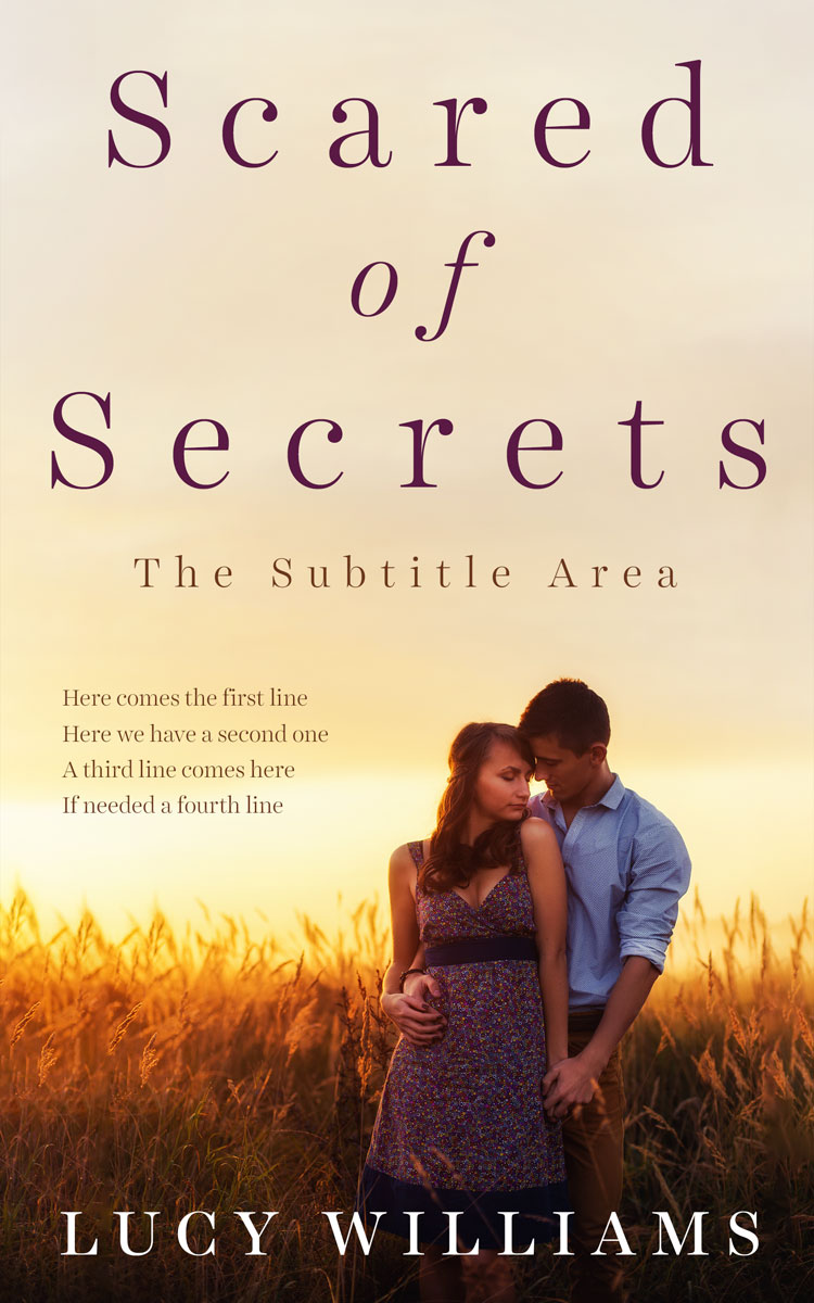 2D view of Jon #11102 - Premade Romance Book Cover