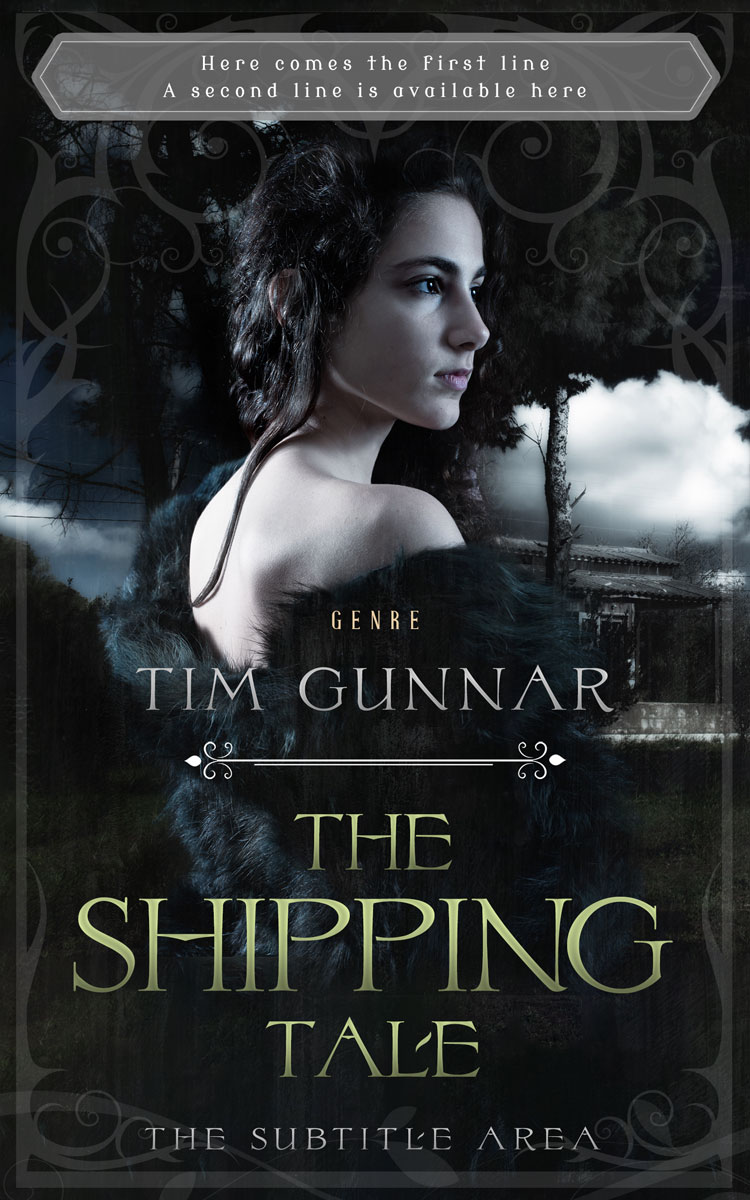 2D view of Premade Horror Book Cover - Woodsmoke