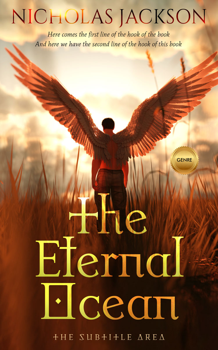 2D view of Zombie #11120 - Premade Surreal Book Cover