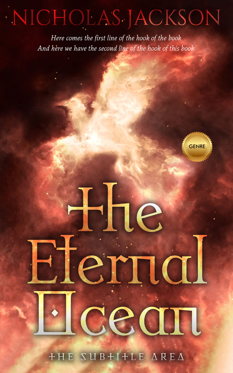 2D view of Premade Fantasy Book Cover - Nutmeg