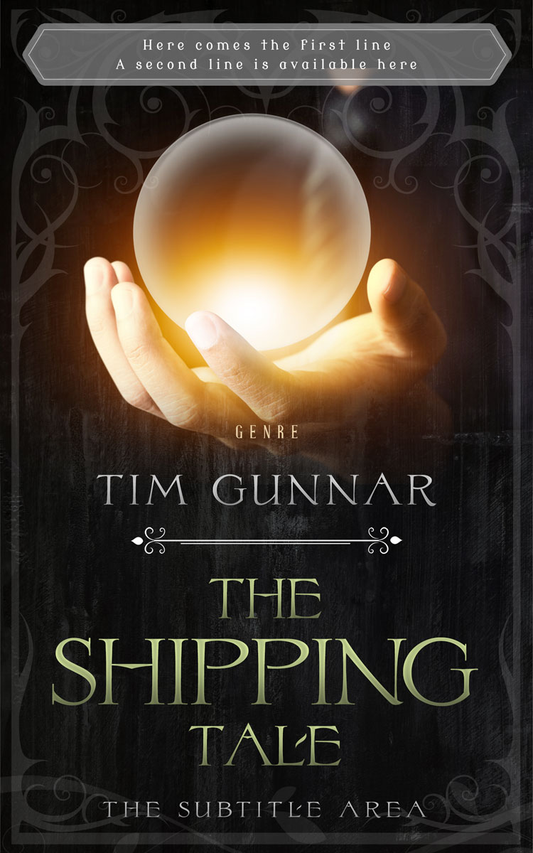 2D view of Cocoa Brown #11126 - Premade Surreal Book Cover