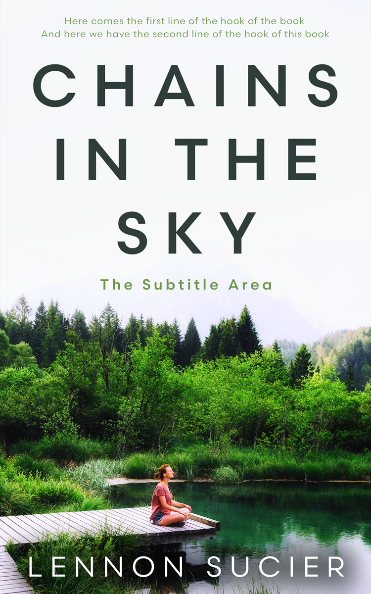 2D view of Premade Health & Mind & Body Book Cover - Green Kelp