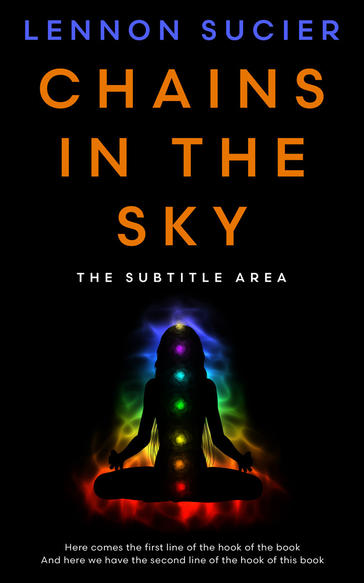 2D view of Black #11136 - Premade Health & Mind & Body Book Cover