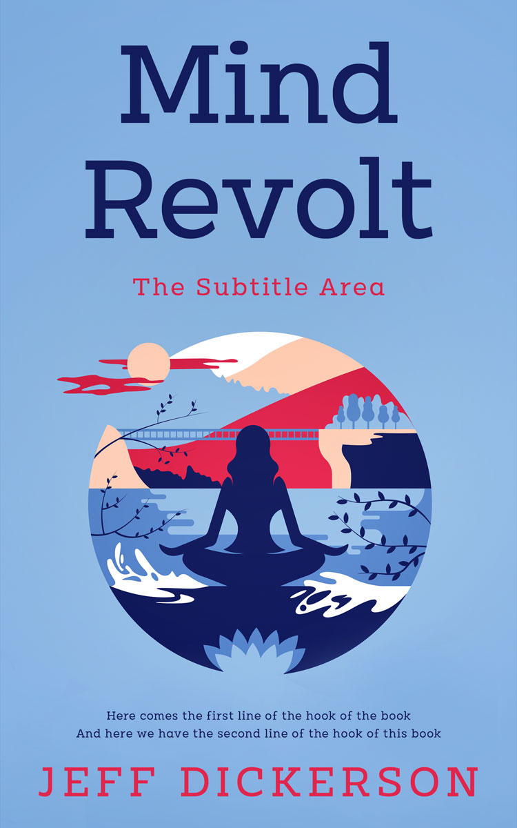 2D view of Cornflower #11154 - Premade Health & Mind & Body Book Cover