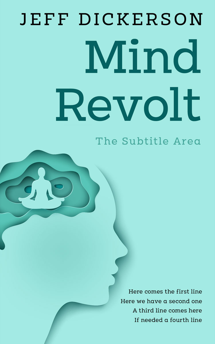 2D view of Water Leaf #11156 - Premade Health & Mind & Body Book Cover