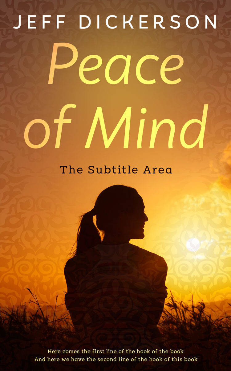 2D view of Premade Health & Mind & Body Book Cover - Copper