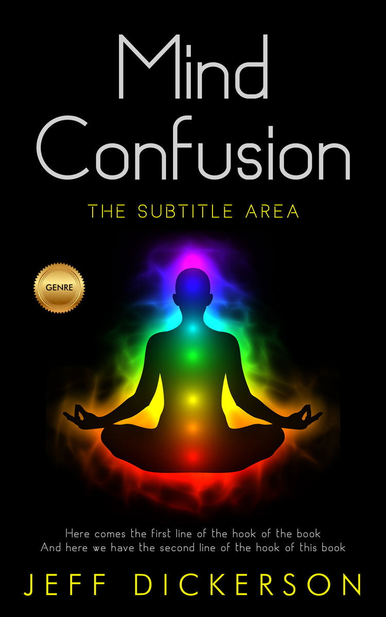 2D view of Cod Gray #11180 - Premade Health & Mind & Body Book Cover | BookCoverZone