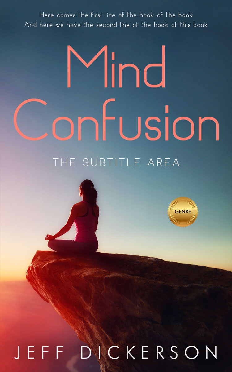 2D view of Premade Health & Mind & Body Book Cover - Blue Bayoux