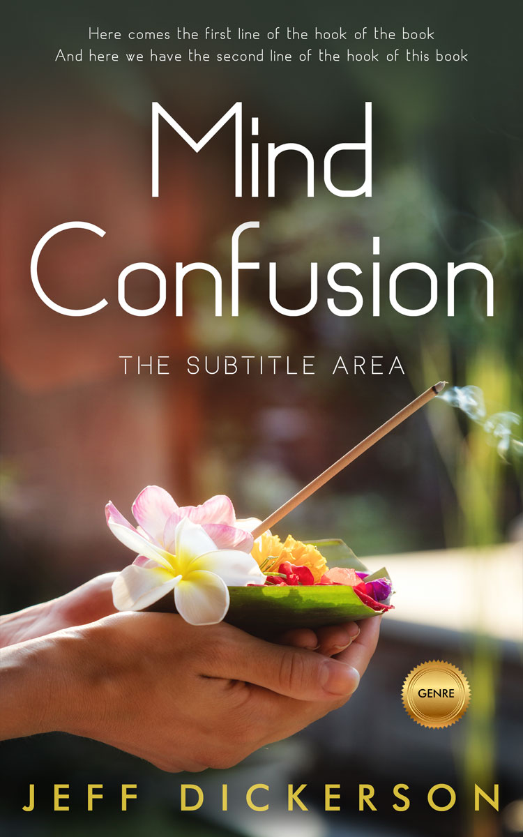 2D view of Taupe #11185 - Premade Health & Mind & Body Book Cover