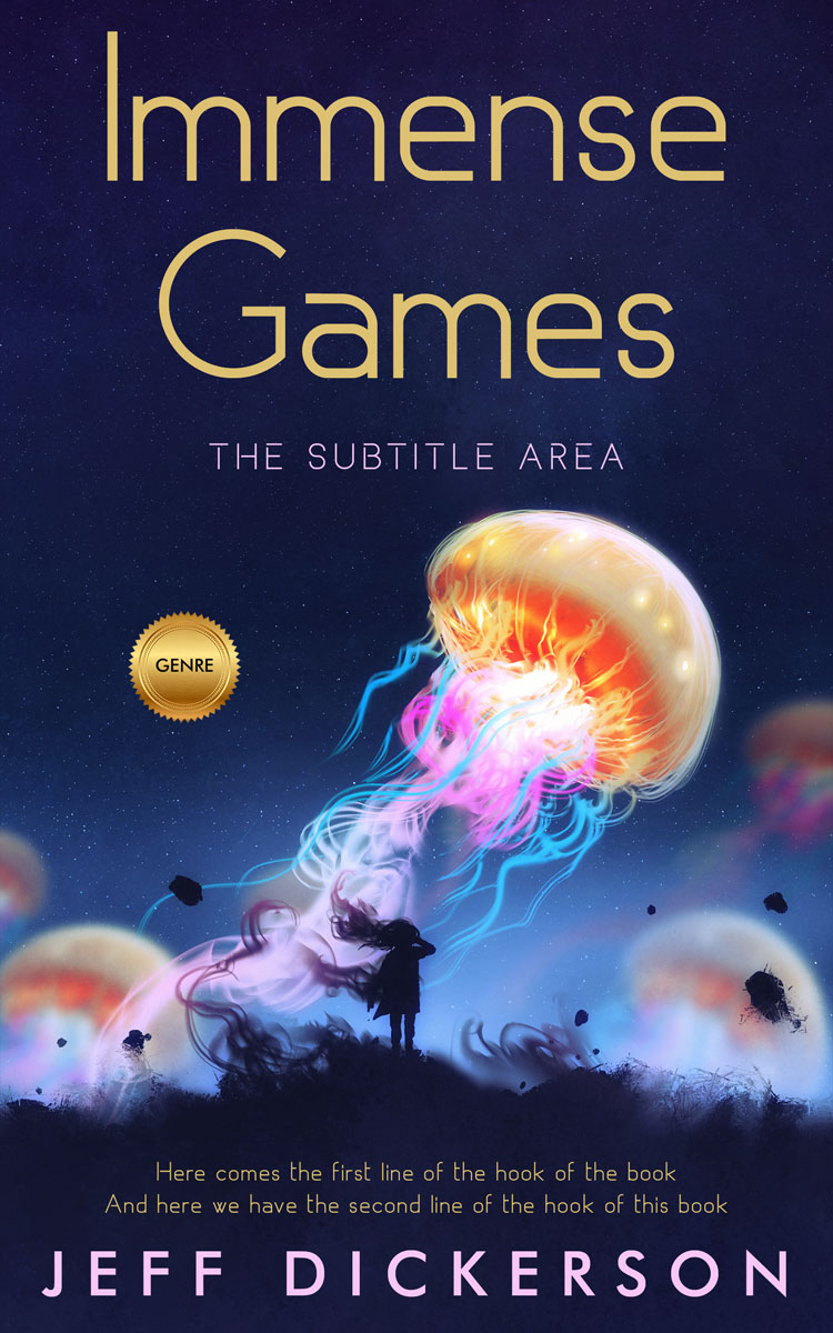 2D view of Port Gore #11193 - Premade Fantasy Book Cover