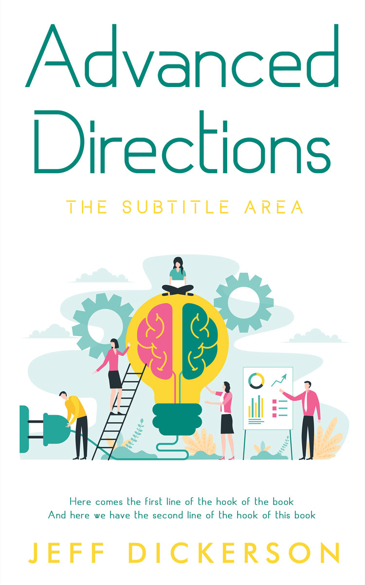 2D view of Genoa #11212 - Premade Self-Improvement & Self-Help Book Cover