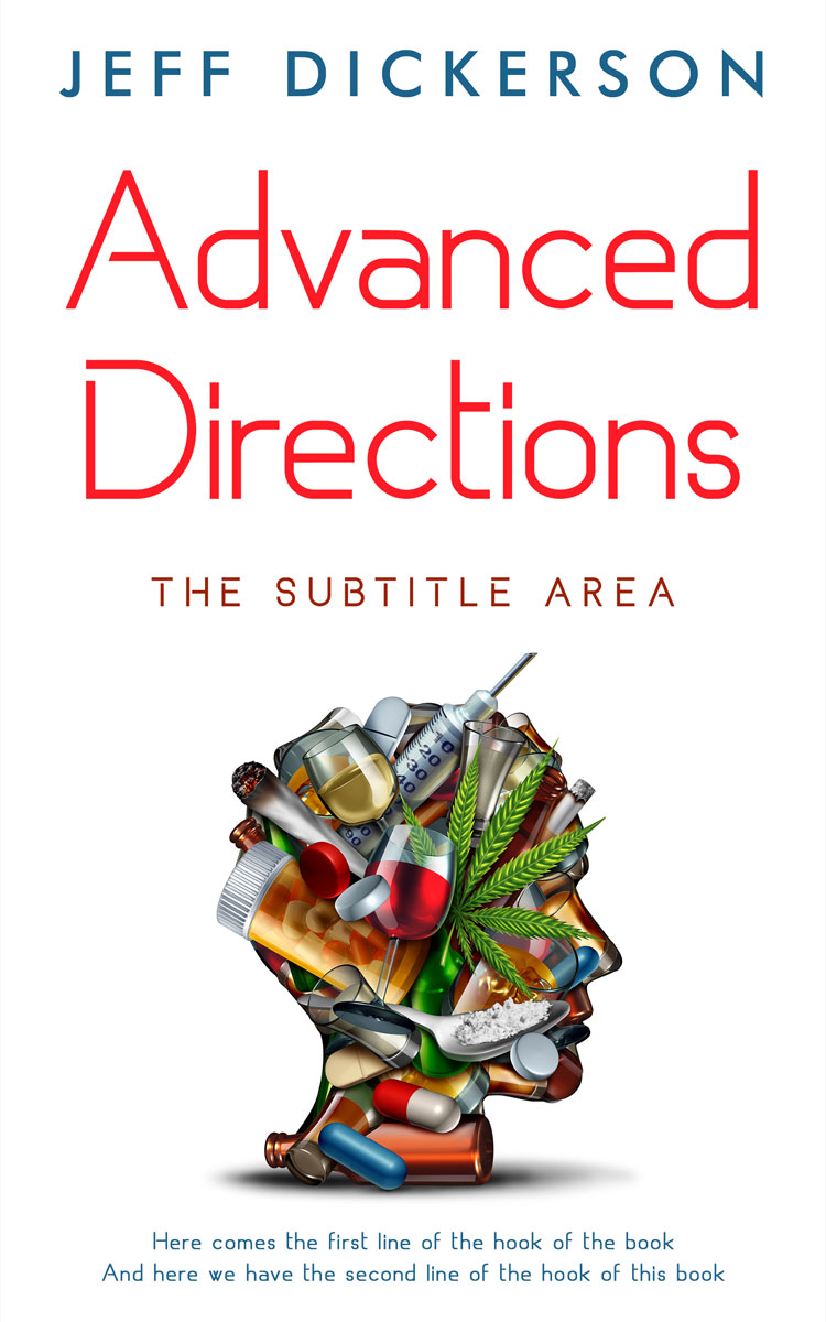 2D view of Outer Space #11224 - Premade Abstract Book Cover