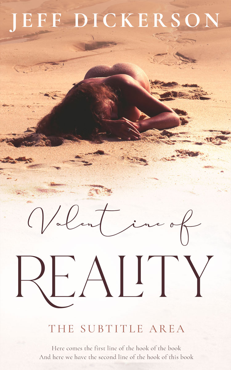 2D view of Premade Erotica Book Cover - Albescent White