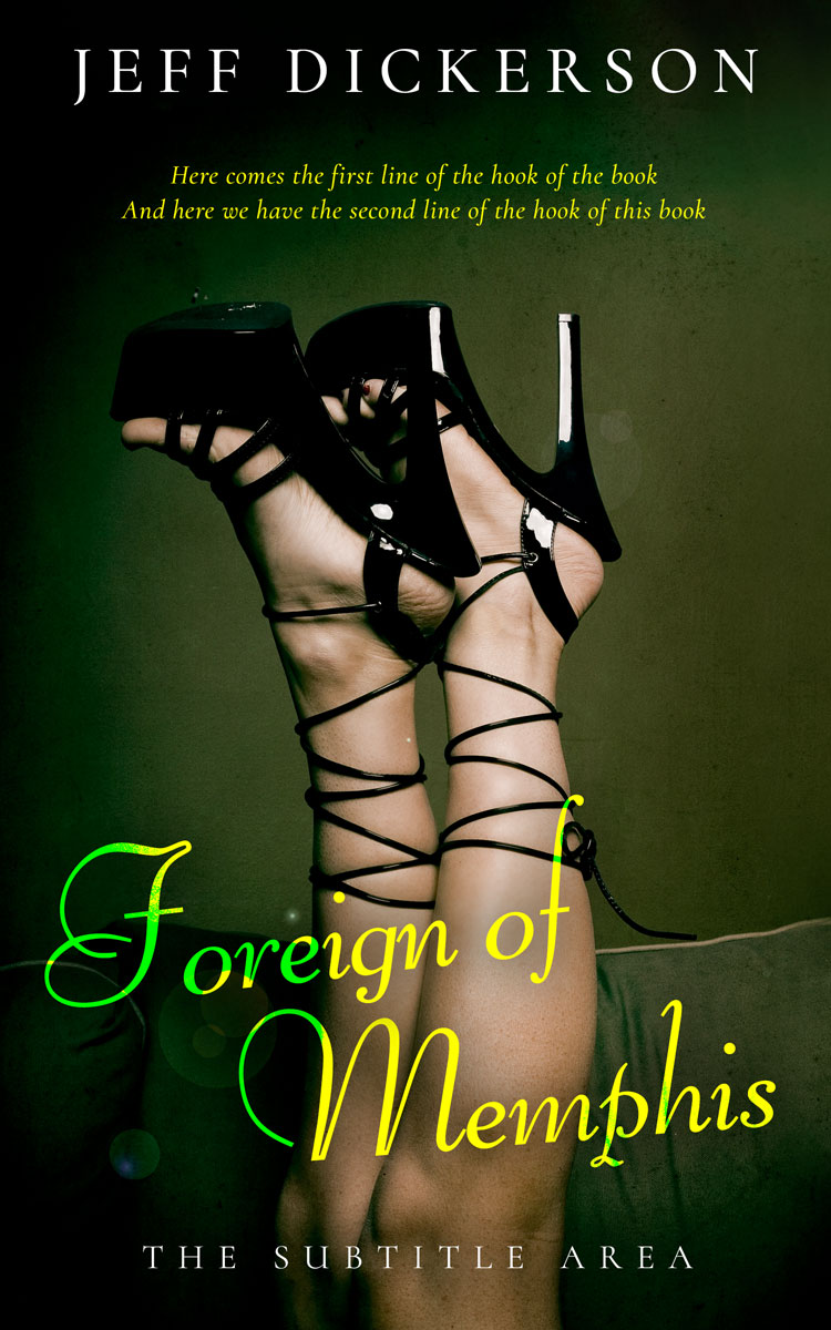 2D view of Premade Erotica Book Cover - Seaweed