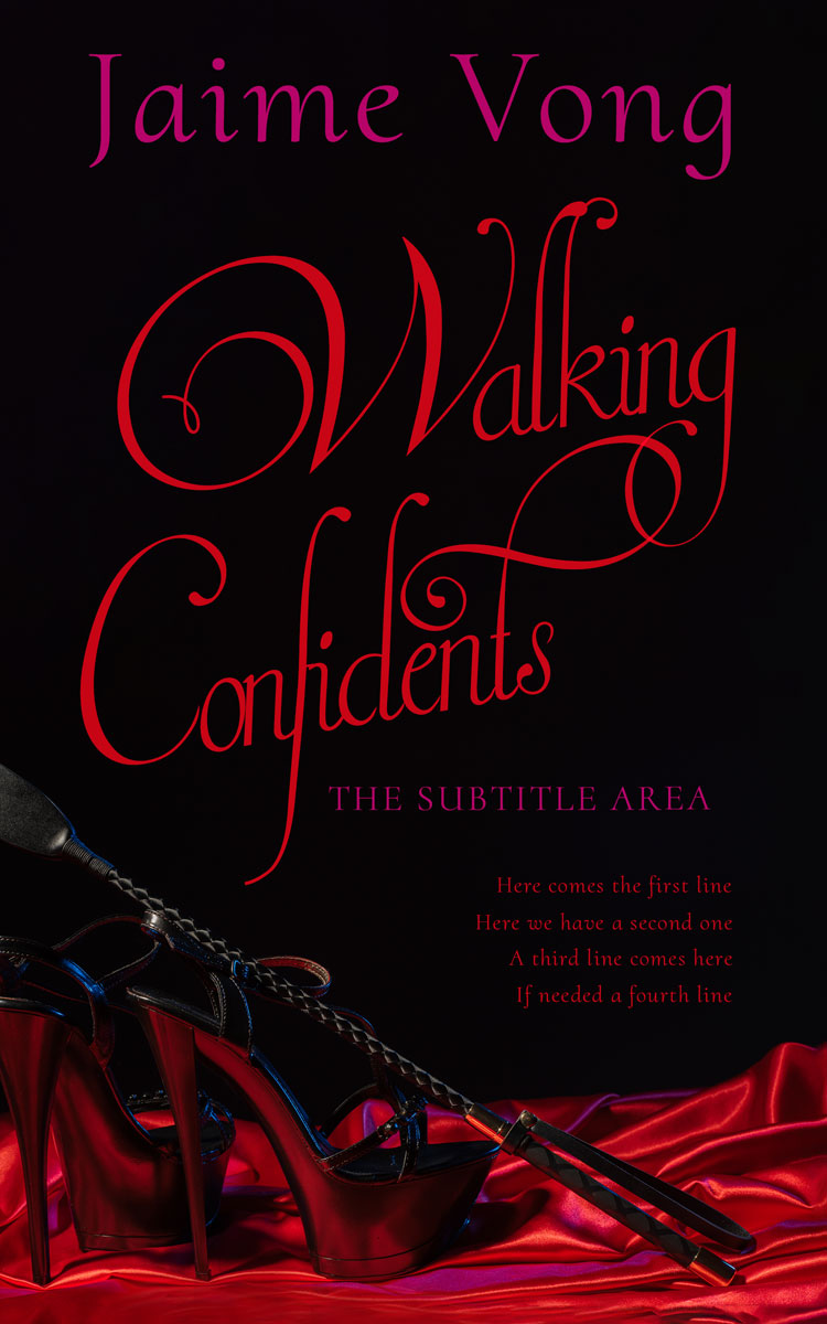 2D view of Premade Erotica Book Cover - Asphalt