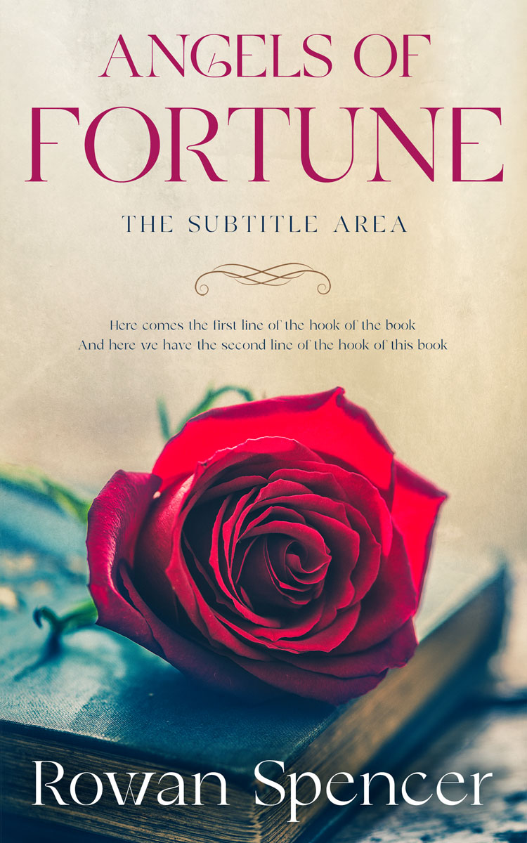 2D view of Blue Dianne #11322 - Premade Romance Book Cover