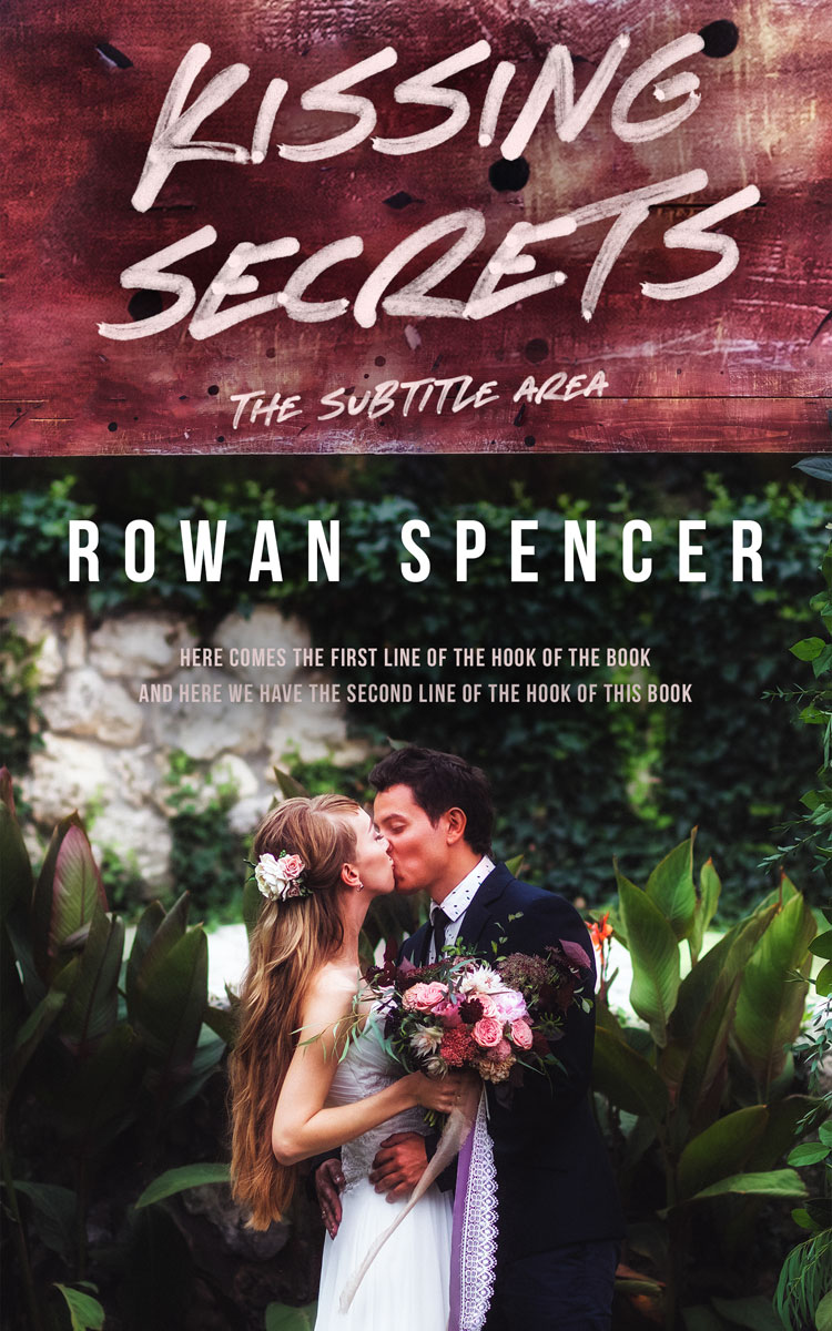 2D view of Cocoa Brown #11339 - Premade Romance Book Cover