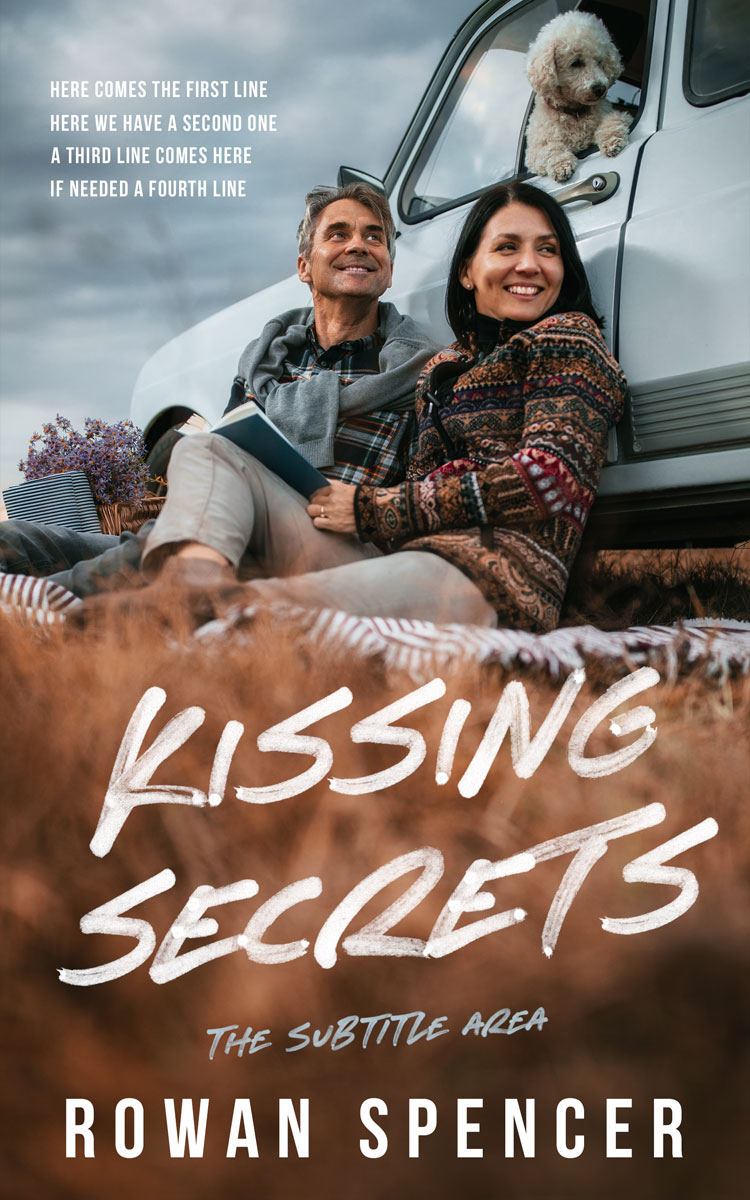 2D view of Premade Romance Book Cover - Roman Coffee