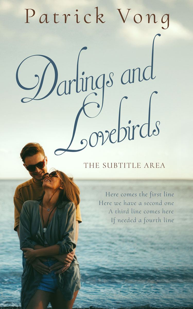 2D view of Tasman #11350 - Premade Romance Book Cover