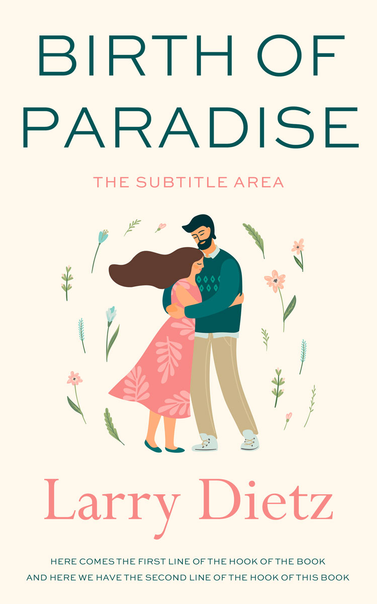 2D view of Rum Swizzle #11358 - Premade Romance Book Cover