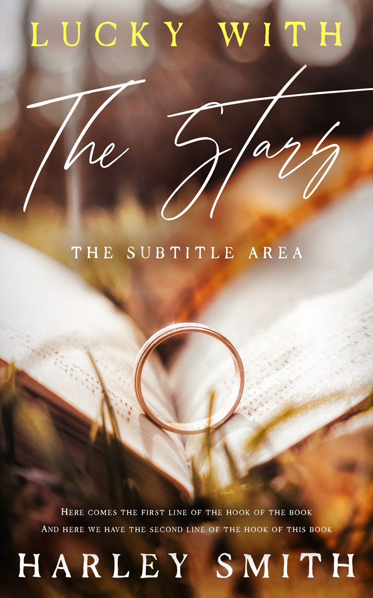 2D view of Premade Romance Book Cover - Barley Corn