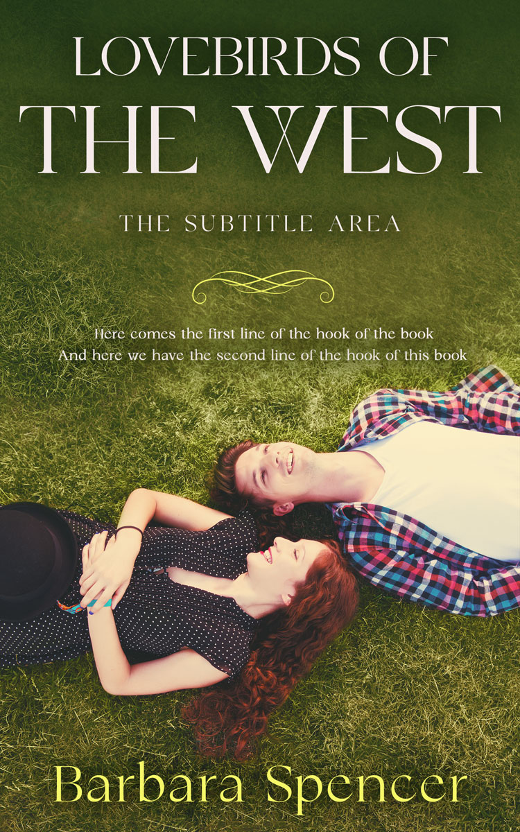 2D view of Premade Romance Book Cover - Woodland