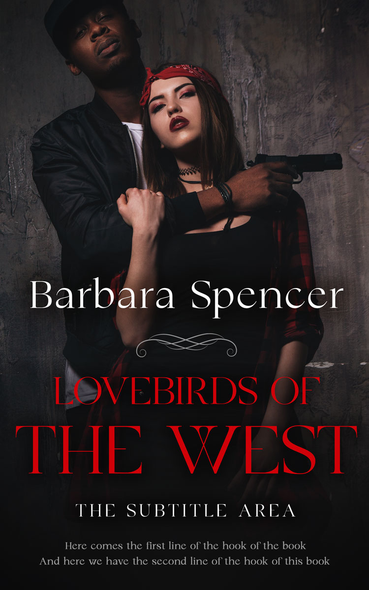 2D view of Cod Gray #11472 - Premade Mystery & Thriller & Suspense Book Cover