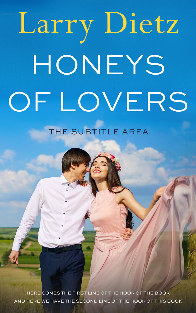 2D view of Curious Blue #11480 - Premade Romance Book Cover