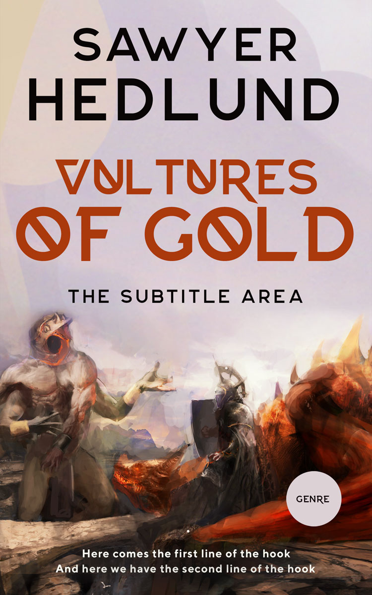 2D view of Eclipse #11548 - Premade Fantasy Book Cover