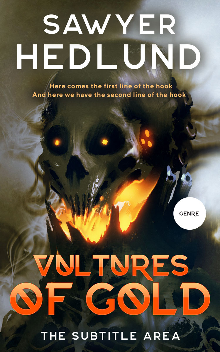 2D view of Rangitoto #11549 - Premade Fantasy Book Cover