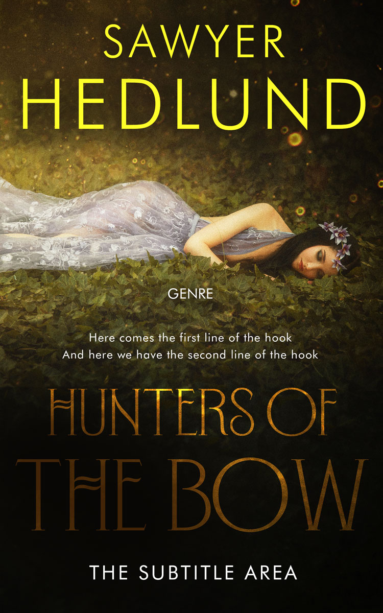 2D view of Eternity #11562 - Premade Fantasy Book Cover