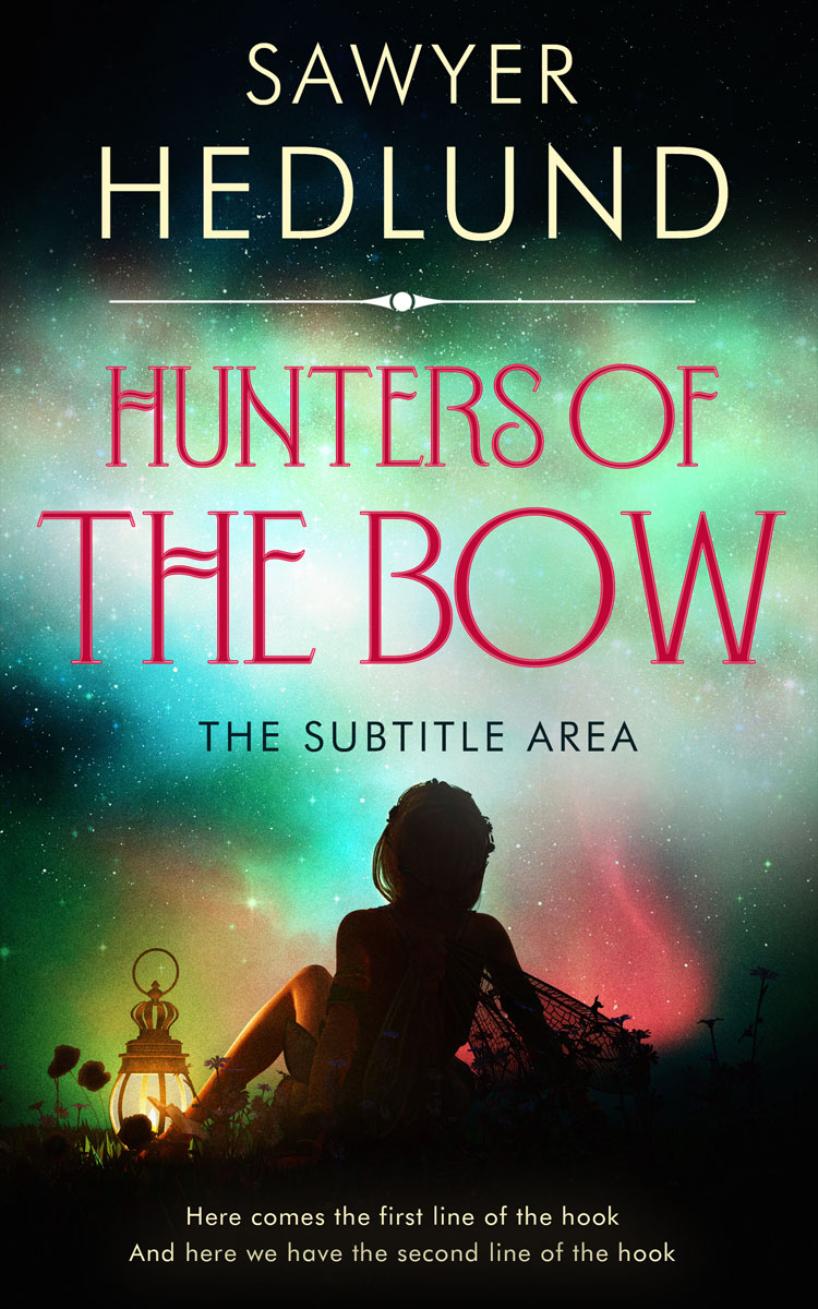 2D view of Premade Fantasy Book Cover - Log Cabin