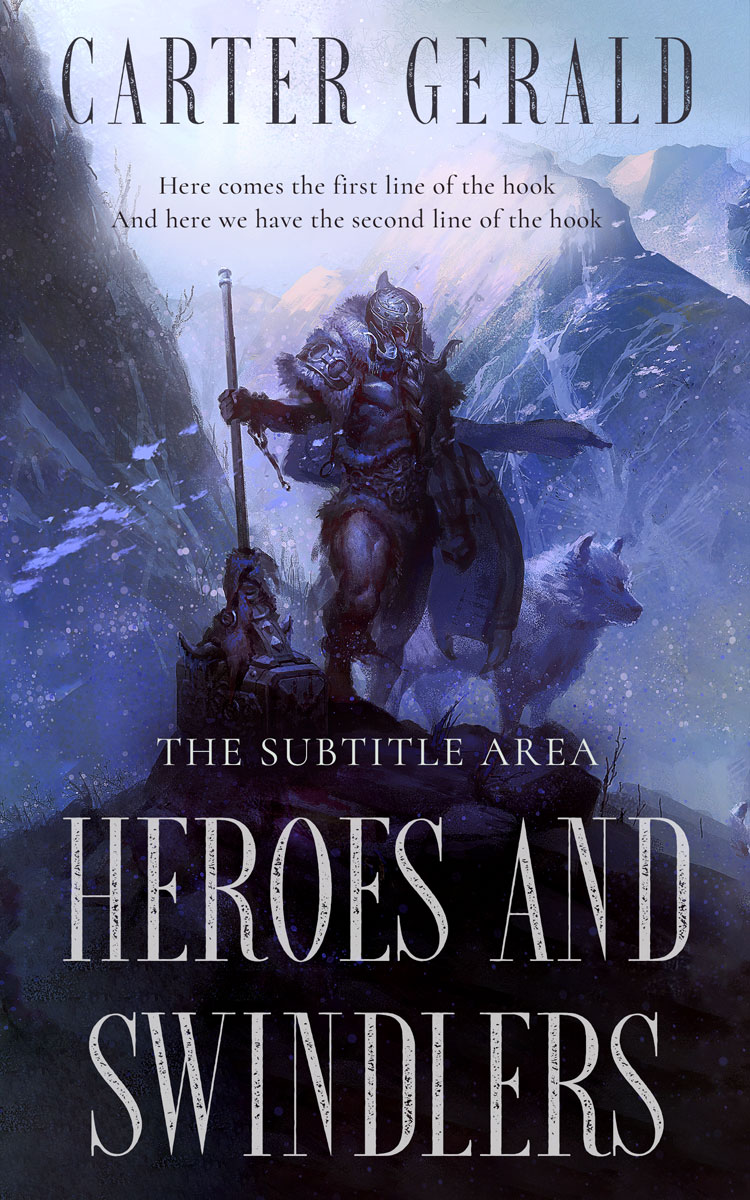 2D view of Periwinkle Gray #11566 - Premade Historical Book Cover