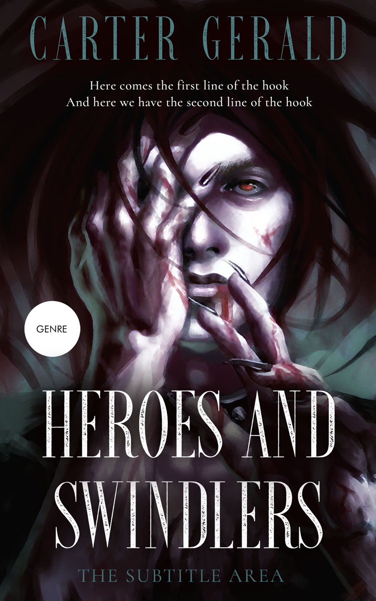 2D view of Cocoa Brown #11571 - Premade Fantasy Book Cover