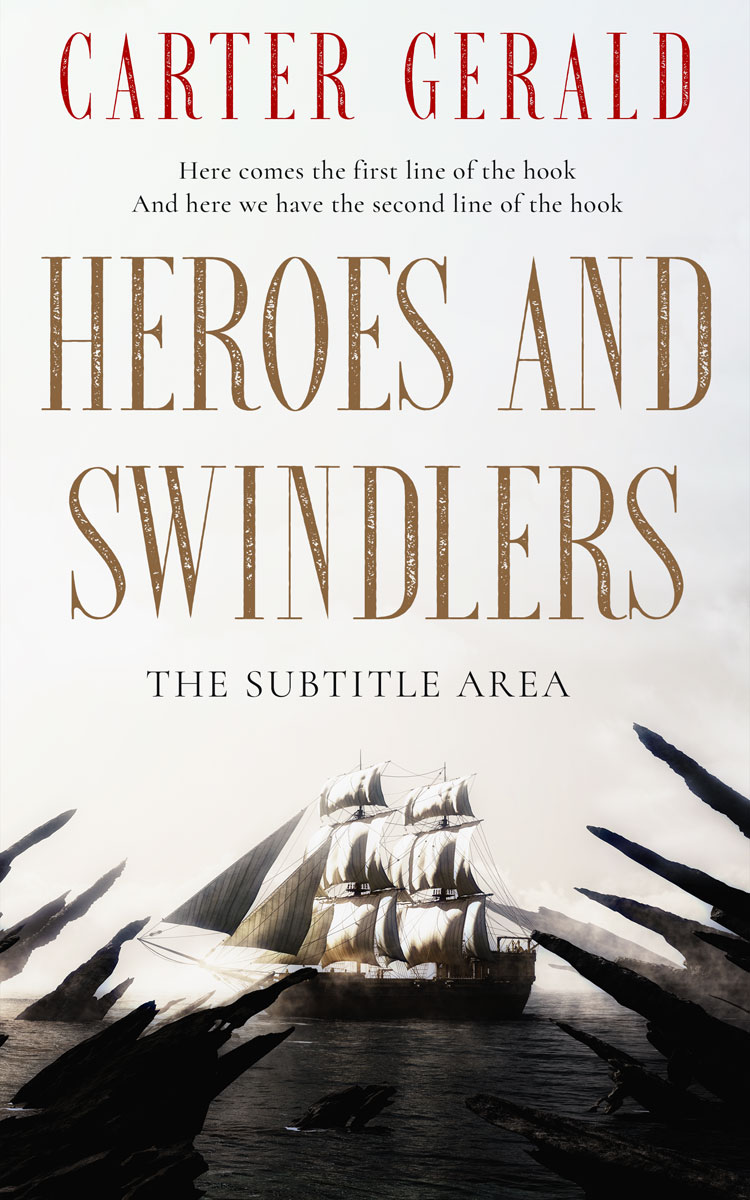 2D view of Cod Gray #11572 - Premade Fantasy Book Cover