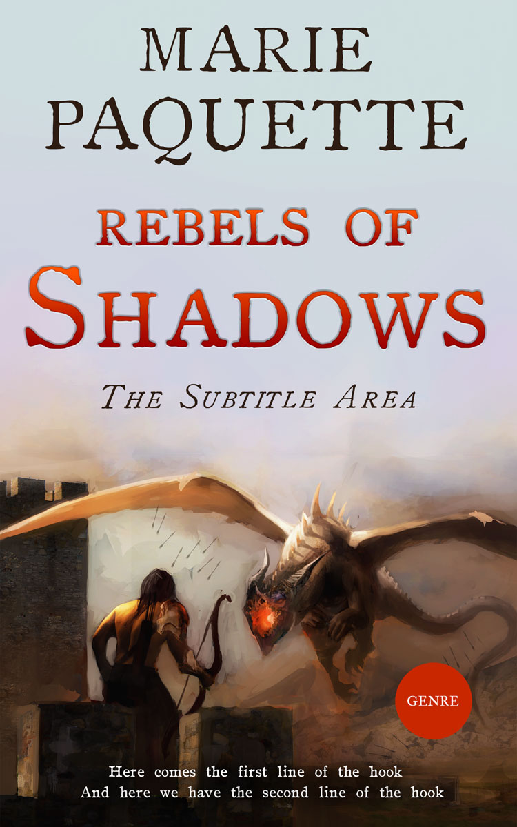 2D view of Eclipse #11598 - Premade Fantasy Book Cover