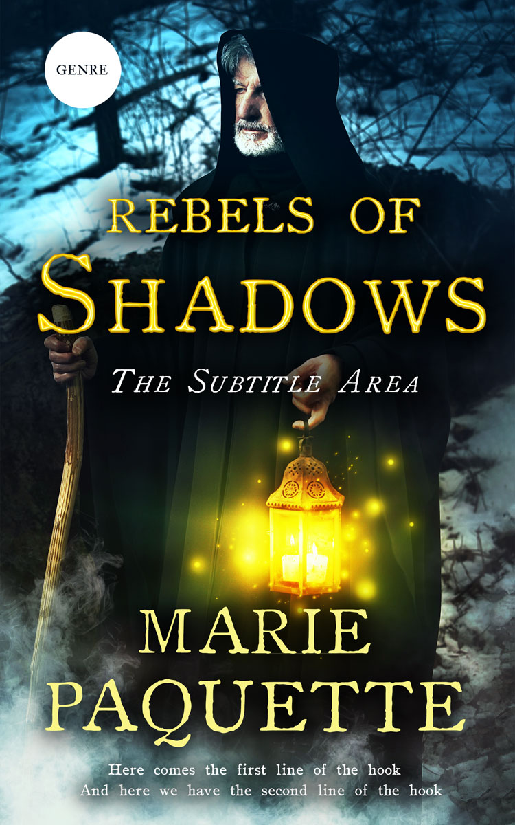 2D view of Deco #11600 - Premade Fantasy Book Cover