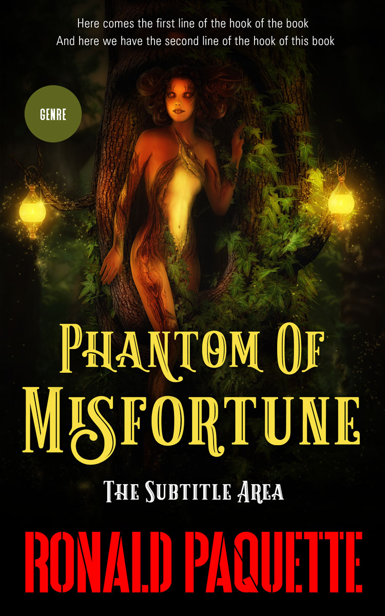 2D view of Zest #11602 - Premade Fantasy Book Cover