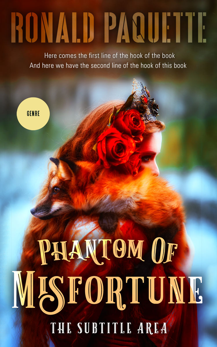 2D view of Cocoa Bean #11606 - Premade Fantasy Book Cover