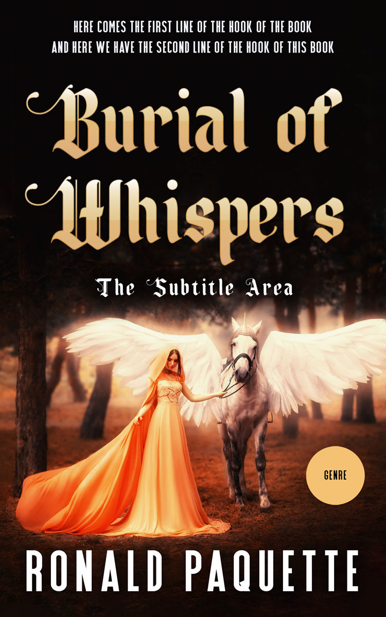 2D view of Night Rider #11616 - Premade Fantasy Book Cover