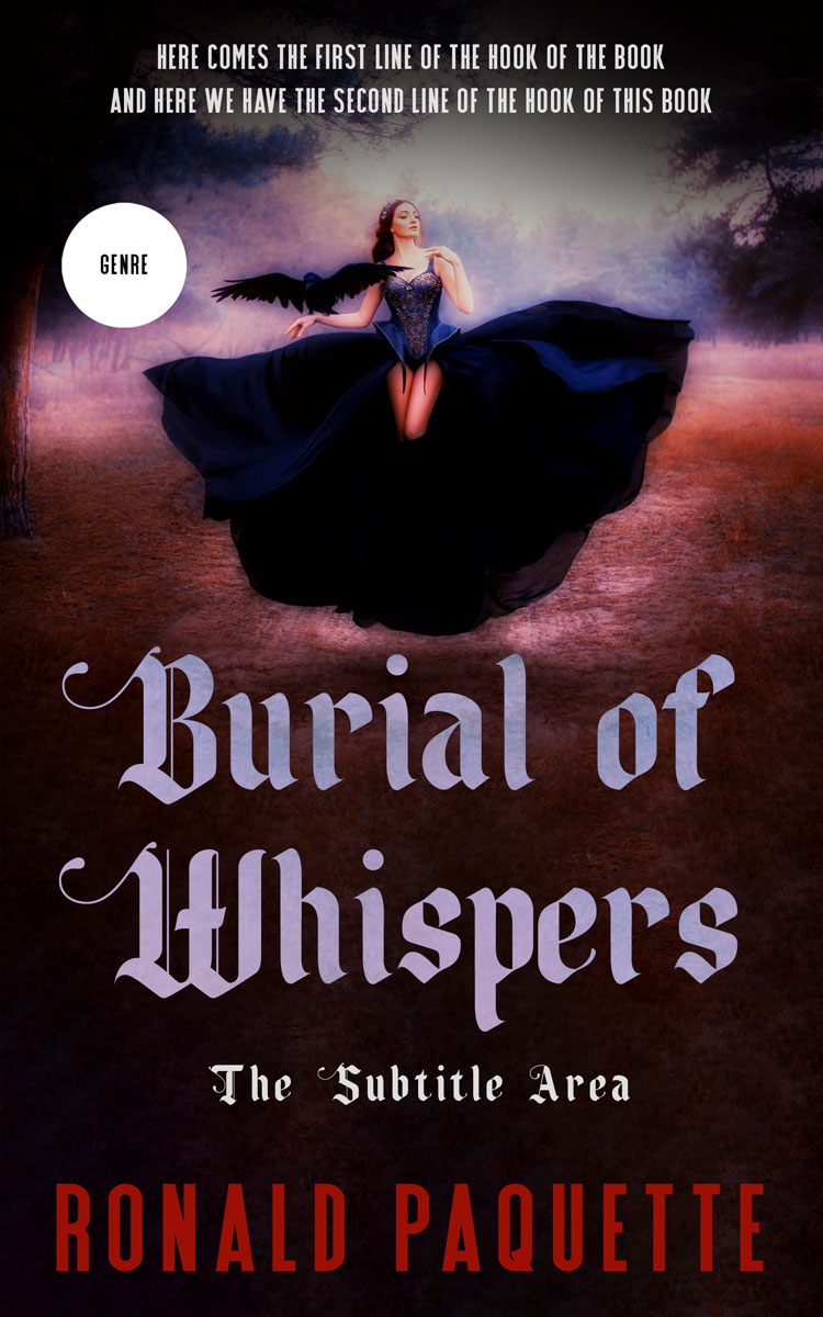 2D view of Bouquet #11618 - Premade Fantasy Book Cover