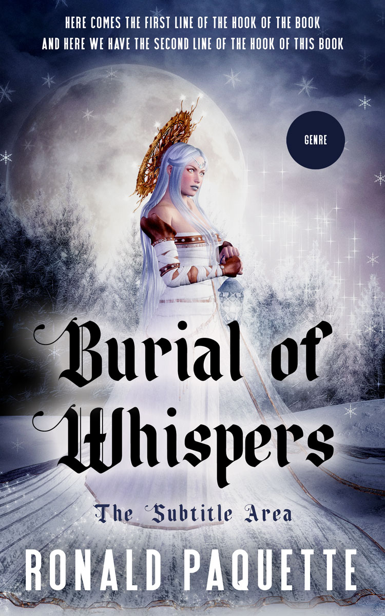 2D view of French Gray #11622 - Premade Fantasy Book Cover