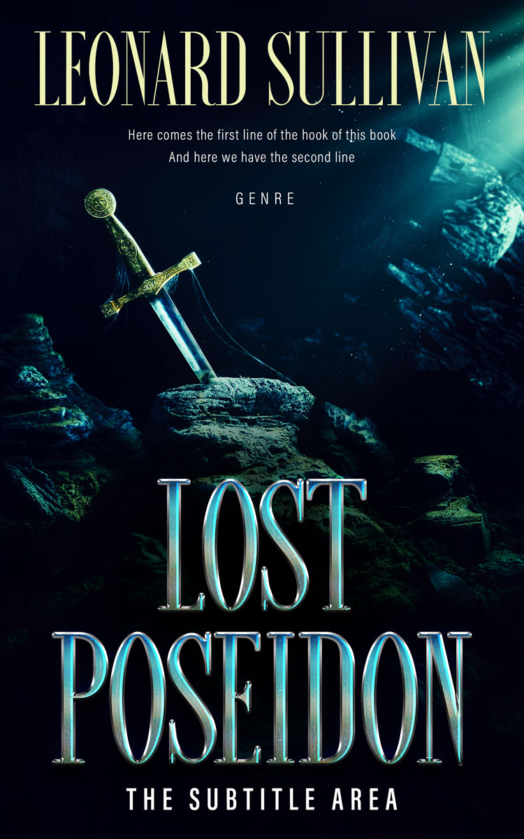 2D view of Black Pearl #11623 - Premade Historical Book Cover