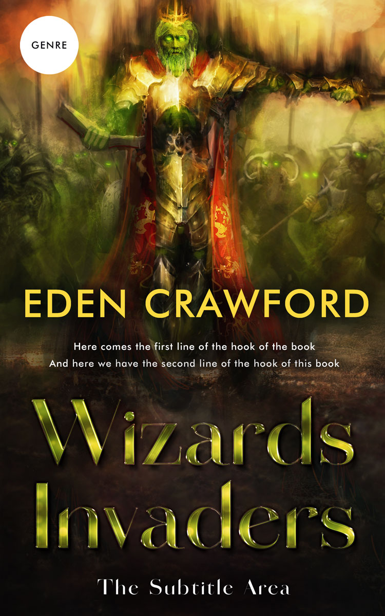 2D view of Eternity #11648 - Premade Fantasy Book Cover