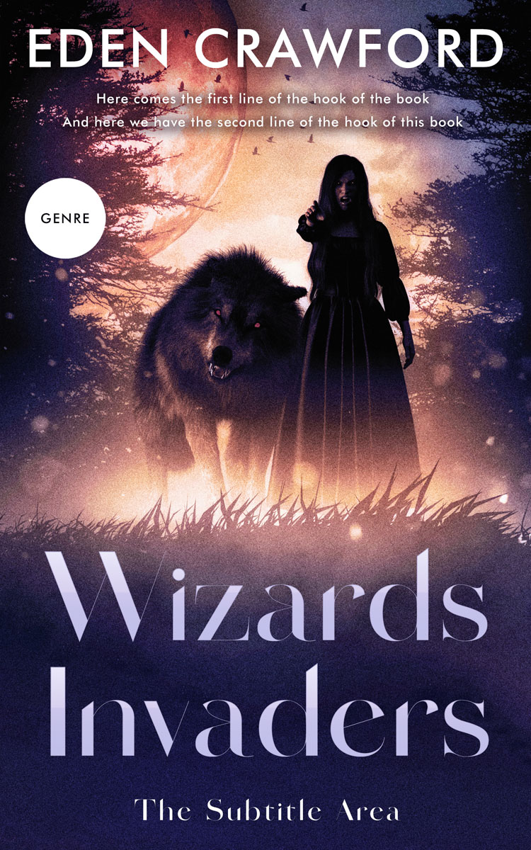 2D view of Eunry #11649 - Premade Fantasy Book Cover